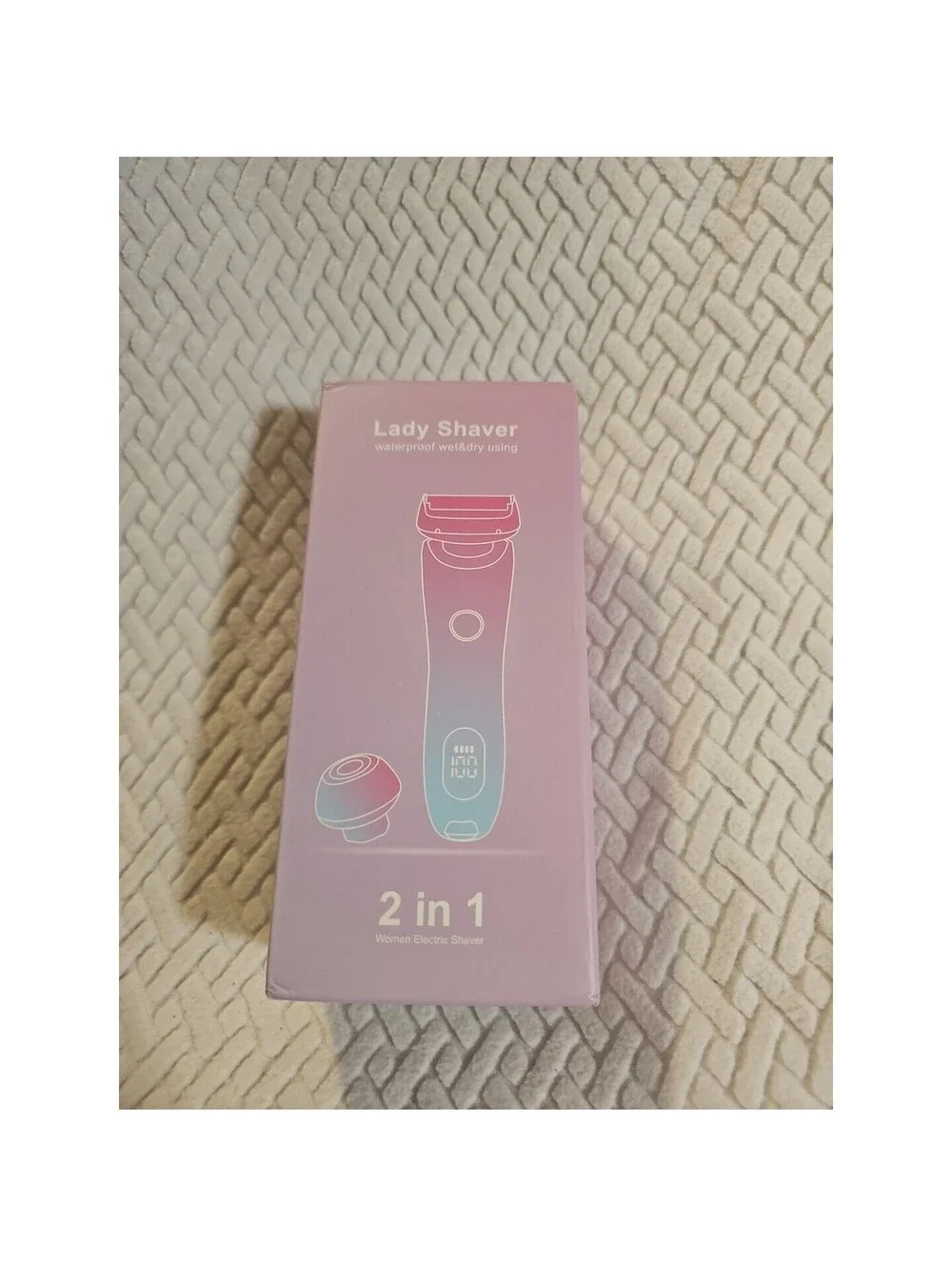 2 in 1 Dual Head Electric Lady Waterproof Shaver Razor For Women Private Parts